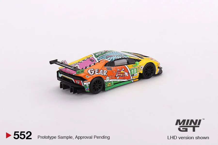 MINI GT Lamborghini Huracán GT3 EVO #19 GEAR Racing 2020 IMSA Daytona 24 Hrs