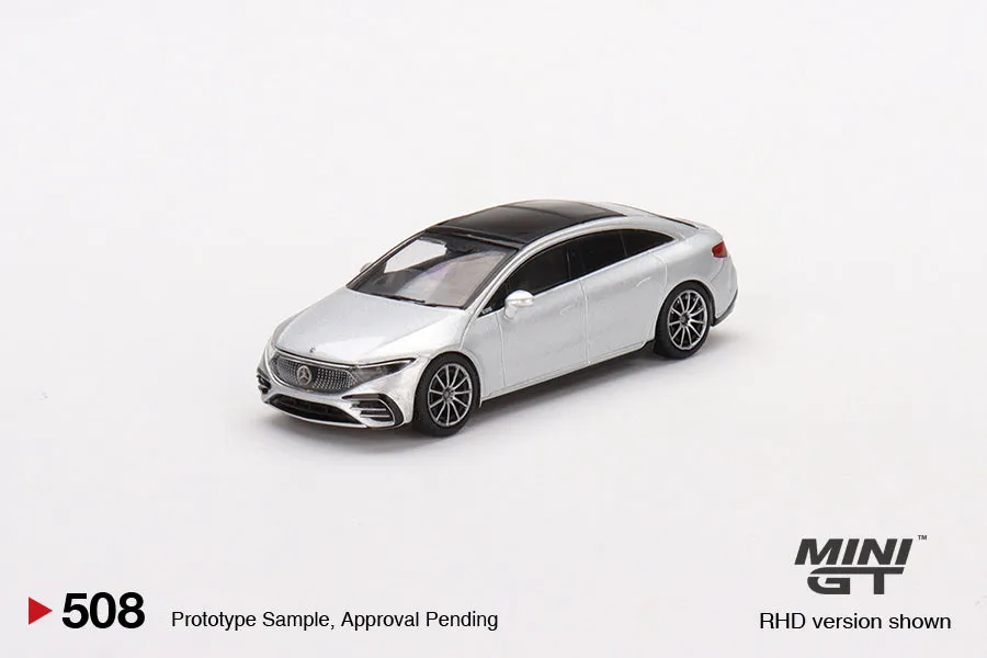 Mini GT Mercedes-Benz EQS 580 4MATIC Silver Metallic