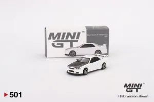 Mini GT Nissan Skyline GT-R (R34) V-Spec II N1 White