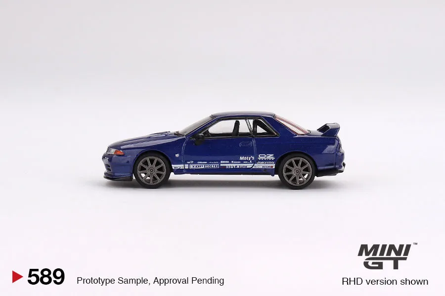 Mini GT Nissan Skyline GT-R Top Secret  VR32 Metallic Blue