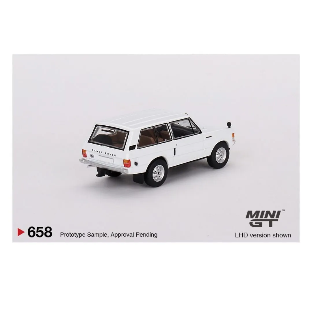 Mini GT Range Rover Davos White (1:64) Die-Cast Scale Model