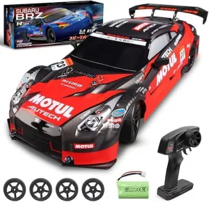 Mini High-Speed RC Drift Car, 1:16 Scale 2.4G 30KM/H RC Sport Car with LED Lights, RC Racing Toy for Hobbyist