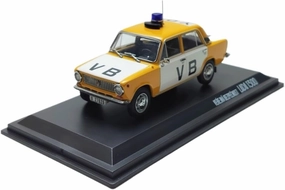 Mini Cars Replica 1/43 for Lada 1300 VB Police Car Static Alloy Vehicle Model Souvenirs Collection Indoor Display Race Car Birthday Party Decorations