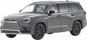 Mini Cars Replica 1/43 for Lexus TX 500h F Sport White Desktop Decoration Alloy Car Model Display Case Placement Race Car Birthday Party Decorations(Gray)