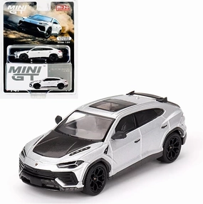 Mini GT Urus Performante 1:64 Scale Die-cast Model Car, Limited Edition of 5400, Gray