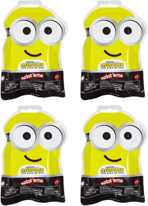 Minions The Rise of Gru Splat'ems Blind Bag Mini Figures - Pack of 4 (GMD40)