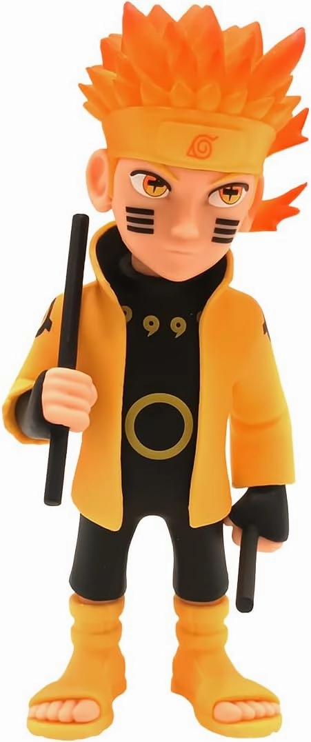 MINIX Naruto Naruto Iconic Pose Figure (with Fire) - Collectibles for Display - Gift Idea - Toys for Children and Adults - TV Fans BANDAI MN13739