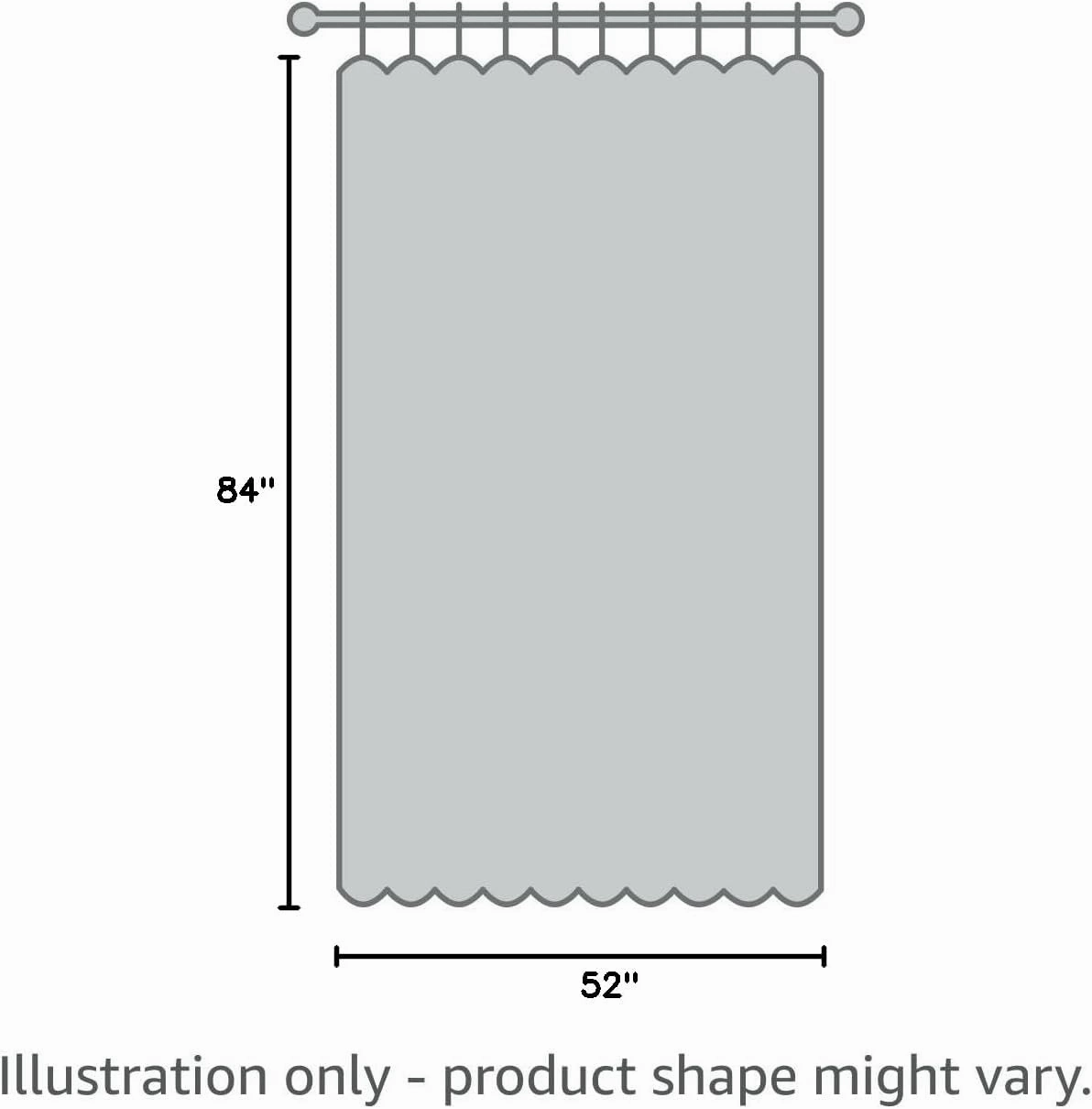MIULEE Buffalo Plaid Curtains for Farmhouse Bedroom, Blackout Window Drapes with Grommets for Living Room Darkening Light Blocking and Thermal Insulated Set of 2 Panels, W 52" x L 84" Grey and White