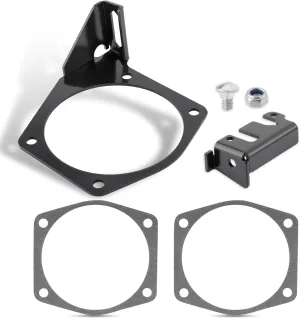 MOTOALL Throttle Cable Bracket Replacement 4-Bolt Fit for Chevy LS LSX LS1 LS2 LS3 LS6 LS7 Intakes 92mm-102mm