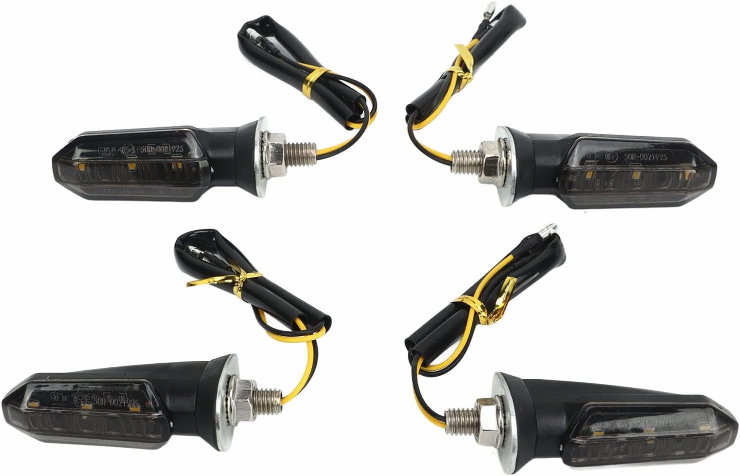 Motorcycle LED Turn Signal Lights Mini Front Rear Indicator Waterproof Universal Beach Scooter 12V