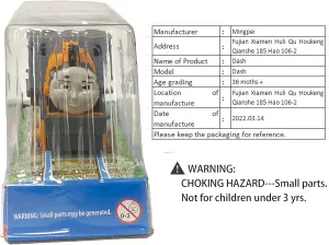 Motorized Dash Train Engine Toy Set, Battery-Powered Train’s Friend Toy Set ，Toddlers Train Toys for Age 3 4 5 6 7 8 Kids Boys Girls