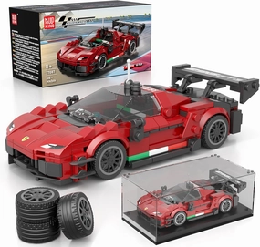 Mould King F296 Classic Sports Car Building Kits, MOC Racing Car Toys Model, Vehicle Blocks Set Suitable for Boys to Build, House Decoration Gifts for Kids and Adults 27087 (416 Pcs)