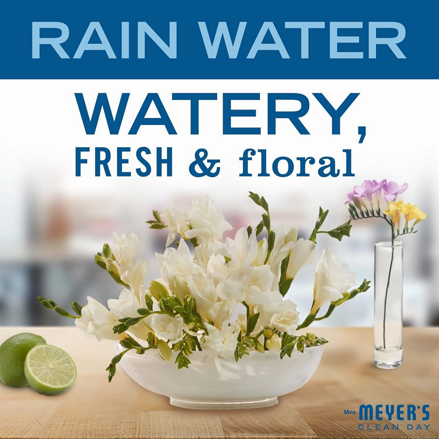 MRS. MEYER'S CLEAN DAY Liquid Hand Soap 4 Pack Variety, Honeysuckle, Rain Water, Compassion Flower, & Lemon Verbena, 12.4 OZ Each, 1 CT Variety Pack