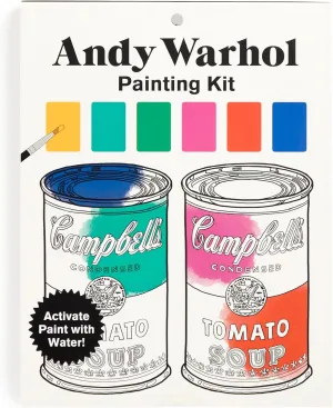 Mudpuppy Andy Warhol – Painting Kit with Illustrations of Pop Art Designs for Children Ages 5 and Up