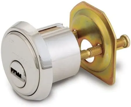 Mul-t-lock Rim Cylinder-Satin Chrome