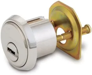 Mul-t-lock Rim Cylinder-Satin Chrome