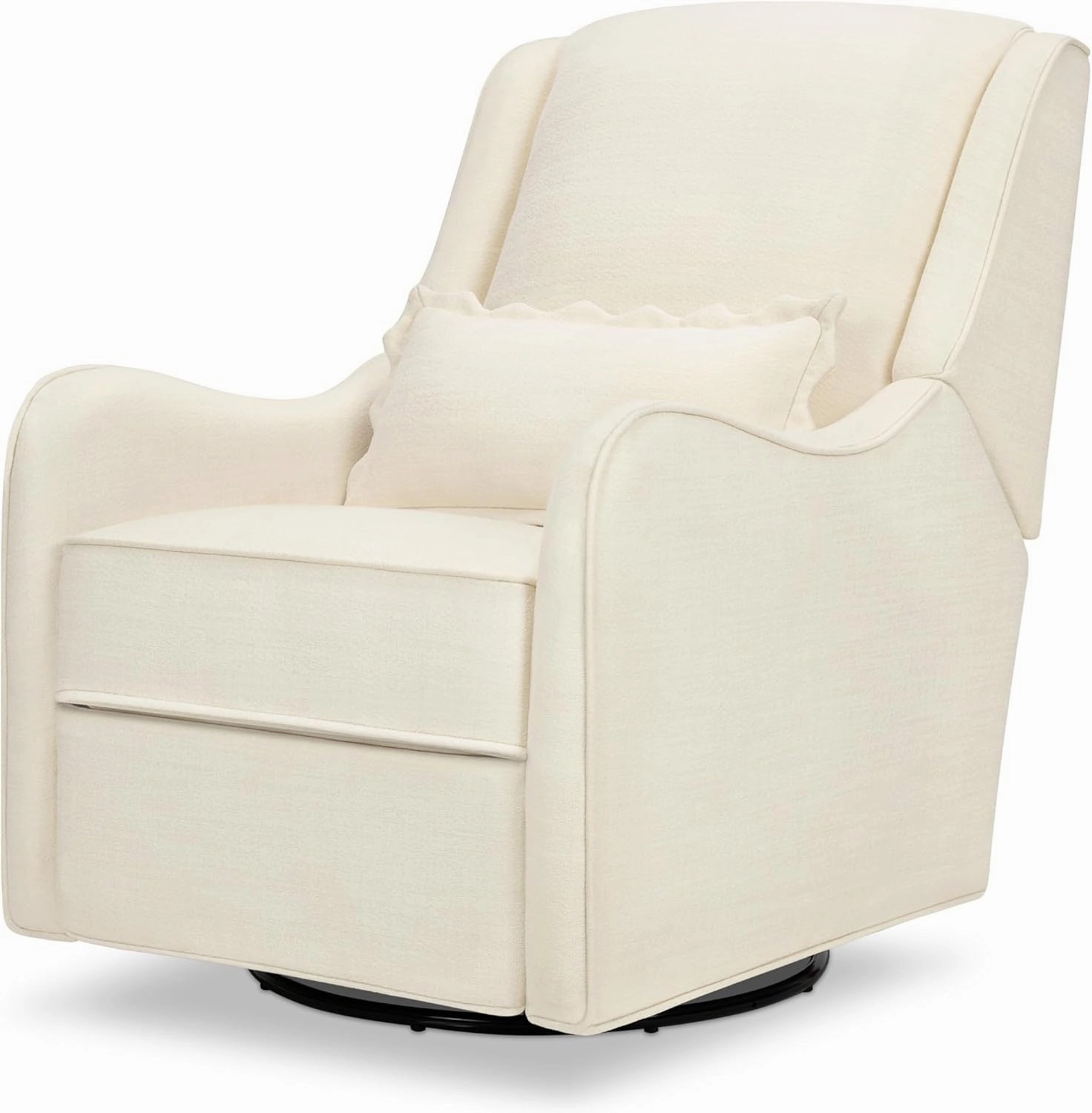 Namesake Devon Recliner and Swivel Glider in Performance Ivory Eco-Basketweave, GREENGUARD Gold and CertiPUR-US® Certified