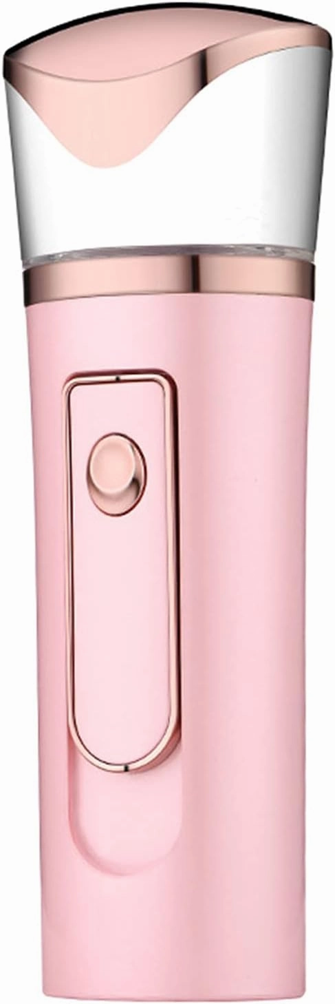 Nano Facial Spray Facial Steamers Mist Sprayer Portable Nano Sprayer Nano Suitable Facial Moisturizinghydrating Eyelash Extension USB(Color:Pink)