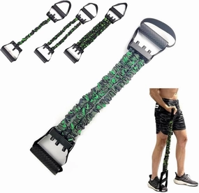 Natural Latex 3-Hole Resistance Stretcher, Chest Expander Stretch Bands for Men, High Elasticity & Tear Resistant Exercise Bands with Handles, for Exerciser, Fitness Training