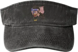 Naughty Monkey Sun Visor Hats Adjustable Baseball Cap for Women Men Sun Hat Golf Caps