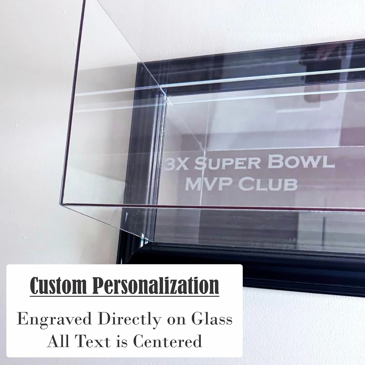 NBA Wall Mounted Basketball Glass Display Case