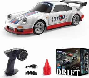 New Arriver 1/43 Drift Car RC Mini Racing Cars 2.4G 4WD Off-Road Remote Control Drifting High-Speed Vehicle Model Rechargeable Toys (4305)
