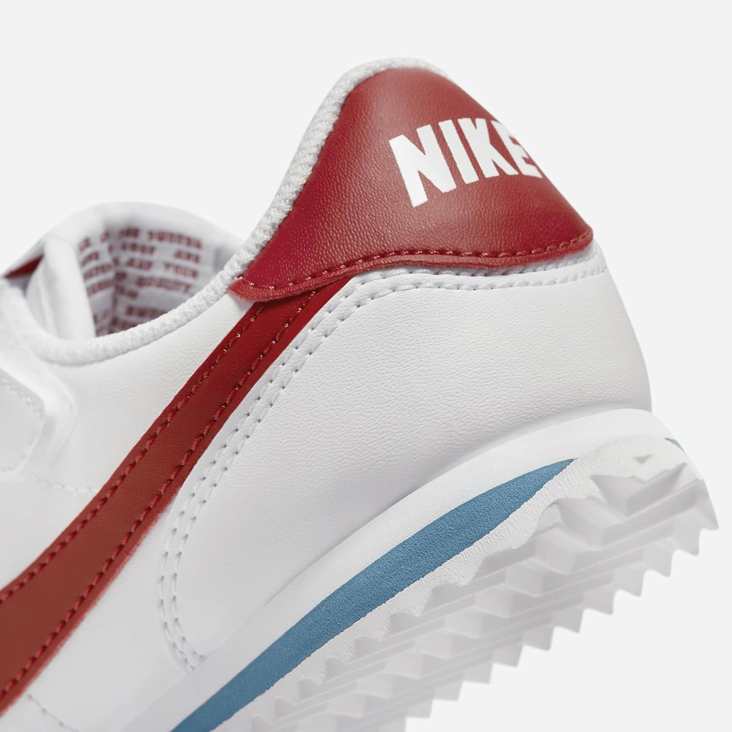Nike Cortez EasyOn Little Kids' Shoes (DM0951-115, White/Varsity Blue/Varsity Red)