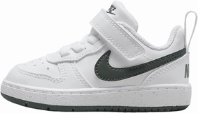 Nike Court Borough Low Recraft Baby/Toddler Shoes (DV5458-122, White/Vintage Green) Size 2