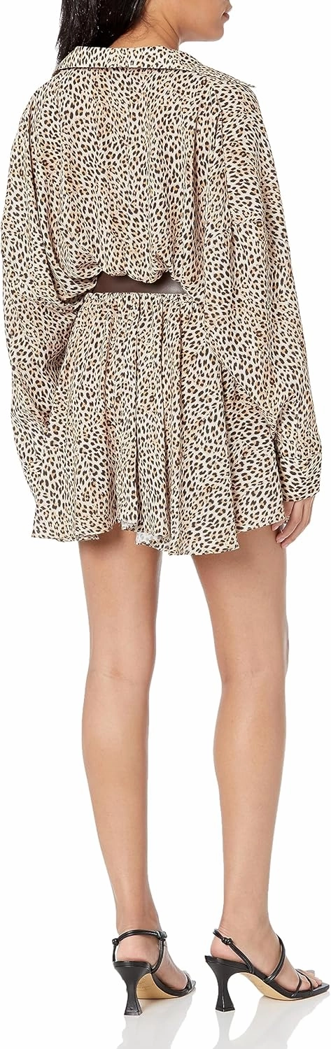 Norma Kamali Women's Super Oversized Bf Nk Shirt Flared Mini Dress