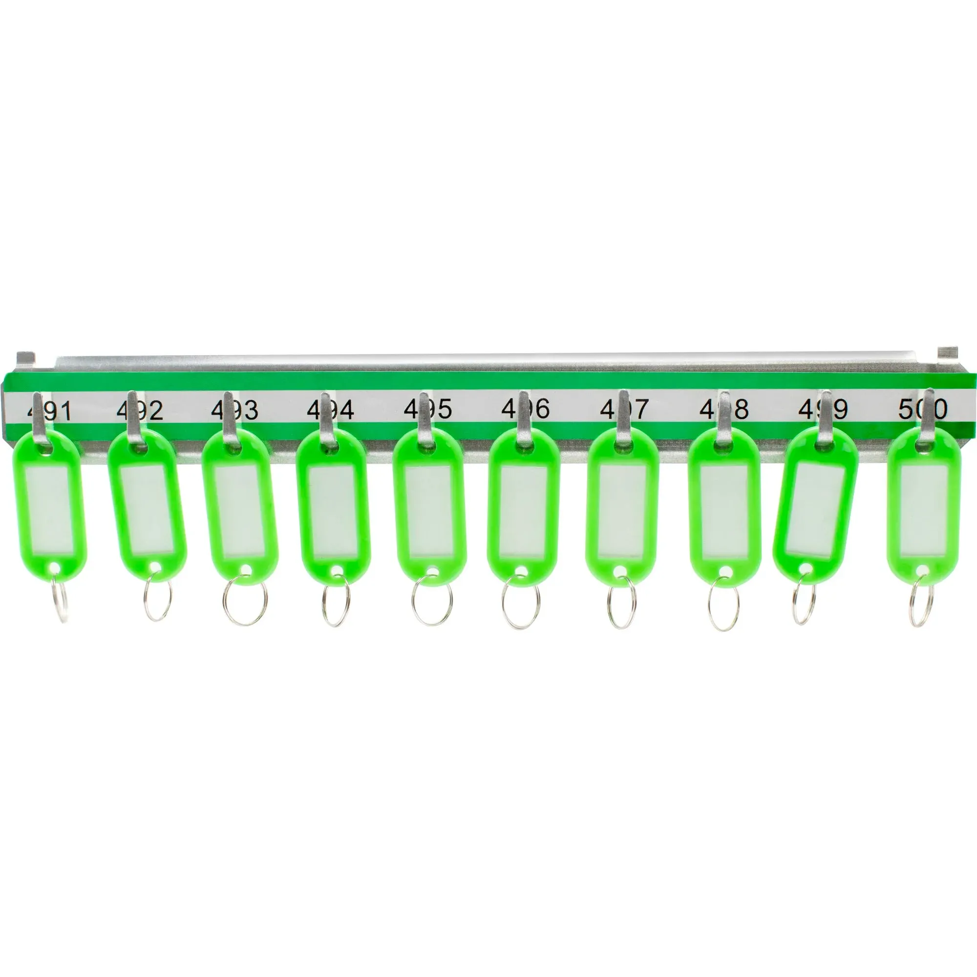 Number 401-500 Labeled Key Racks with Hooks for Adjustable Key Cabinets | AF13690