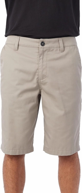 O'NEILL Men's Khaki Shorts -Stretch 22 Inch Outseam Chino Shorts Men-Classic Shorts for Men-Comfortable and Versatile