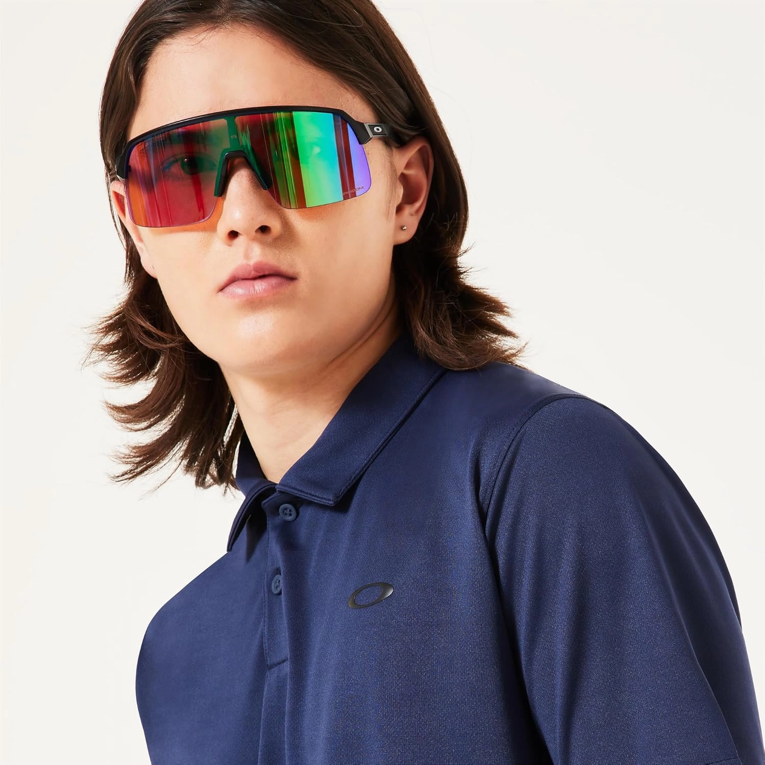 Oakley Men's Icon Thermonuclear Protect Recycled Polo Shirt