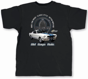 OLD GUYS RULE Men's Graphic T-Shirt, Shelby GT350 - Father's Day, Birthday Gift - Novelty Tee for Classic Car Enthusiasts