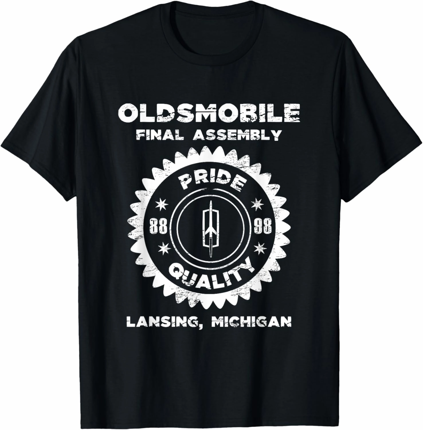 Oldsmobile Motors Final Assembly Graphic Classic Car Show T-Shirt