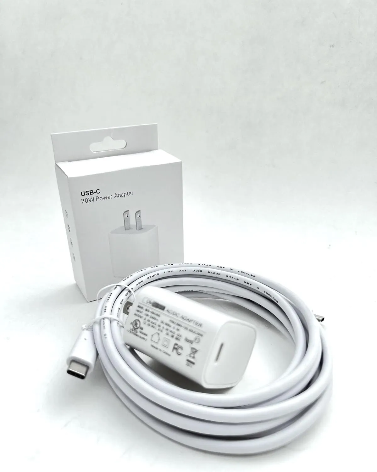 OMNIHIL Wall Charger 10FT-USB-C-to-C Cable Compatible with ThruNite TT20 Tactical Flashlight