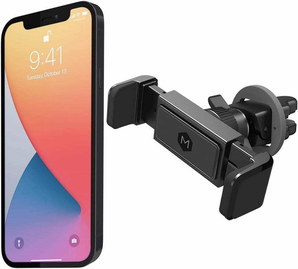 One Touch Grip Air Vent Mount - Universal Car Phone Holder | Quick Grip Design | Compatible with All Mobile Phones - iPhone, Samsung Galaxy, and More. Enjoy Hands-Free Convenience!