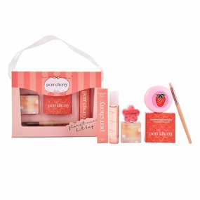 Organic Makeup Kit for Kids & Girls | 100% Natural & Skin Friendly Makeup Set | Birthday Gift girls| Includes Eye & Cheek Highlighter, Tinted Lip & Cheek Balm, Lip Oil, Brush