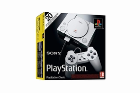 Original Sony PlayStation Classic Mini Console With 20 Classic Games (Renewed)
