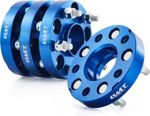 Orion Motor Tech Hub Centric 5x114.3 Wheel Spacers, 1" Blue Wheel Spacers with M12x1.5 Studs Compatible with Honda Accord Honda Civic Honda CRV Acura RSX Acura TL, 64.1mm Bore Wheel Spacer Kit, 4pcs
