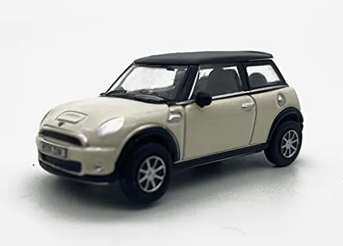 Oxford M&S Flower Classic Mini CAR White 1/76 DIECAST Model Truck
