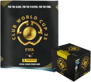 Panini® Club World Cup 2025 Sticker Box (250 Stickers)   Soft Cover Album