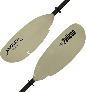 Pelican - Poseidon Angler Paddle - Aluminum Shaft with Reinforced Fiberglass Blades - Lightweight, Adjustable Kayaks Paddles - Perfect for Kayak Fishing