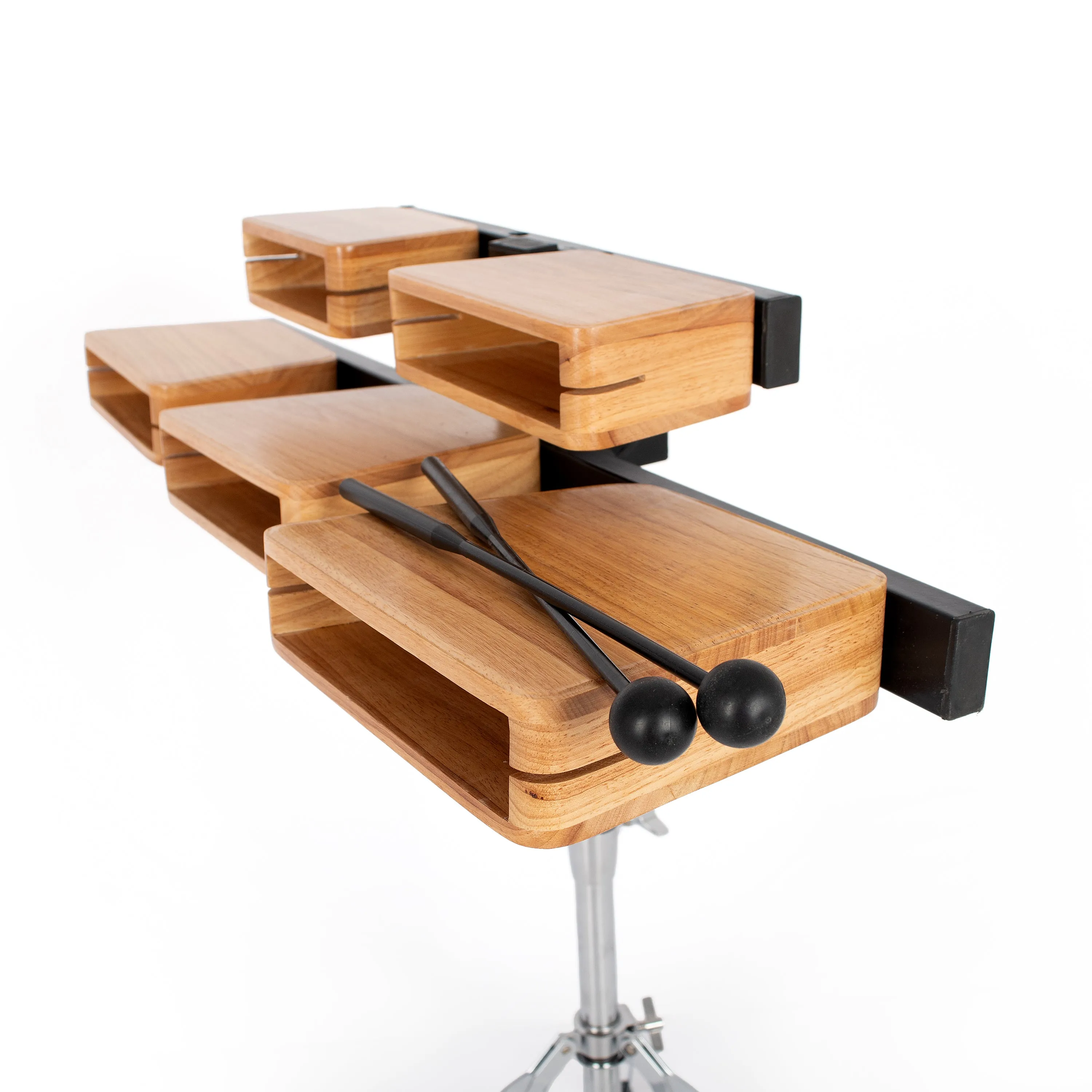 Percussion Plus temple blocks with stand
