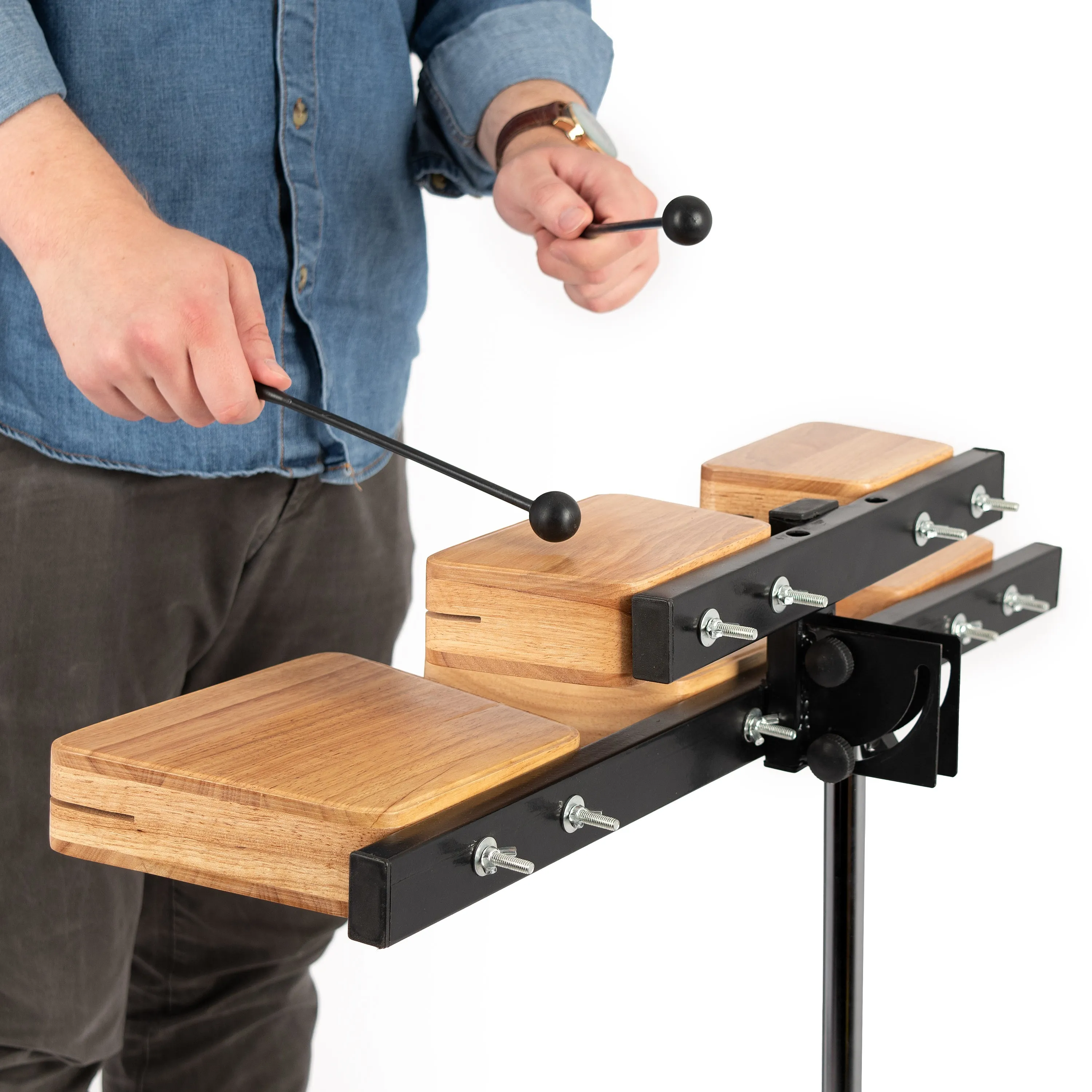 Percussion Plus temple blocks with stand