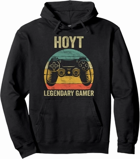 Personalized Legendary Gamer Shirt Hoyt Name Video Gamer Pullover Hoodie