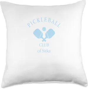 Pickleball Club of Sitka Alaska Signature Lifestyle Classic Throw Pillow