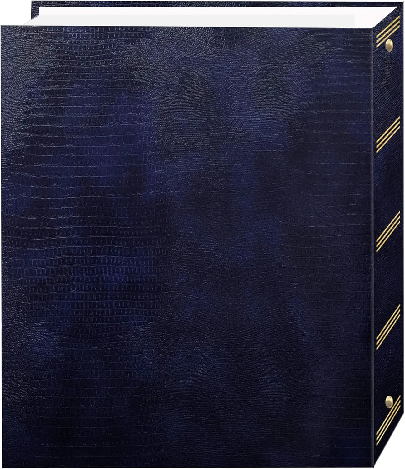 Pioneer Photo Albums Magnetic Self-Stick 3-Ring Photo Album 100 Pages (50 Sheets), Navy Blue