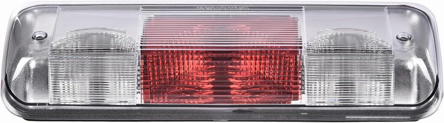 PIT66 3rd Brake Light Compatible with 2004-2008 Ford F150 High Mount Center Rear Roof Third Cargo Light Parking Light Halogen Clear/Red Lens Tercera luz de freno