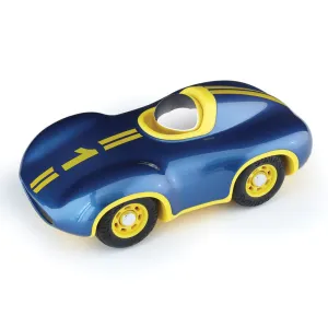 Playforever Mini Speedy Boy Car (Metallic Blue & Yellow)