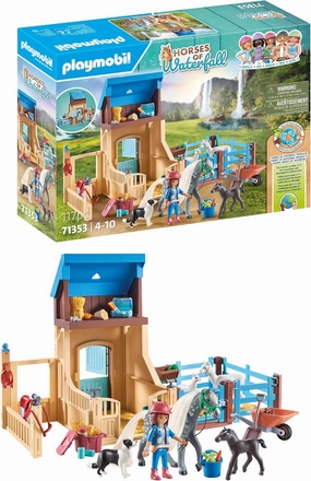 Playmobil Horses of Waterfall Horse Stall with Amelia and Whisper